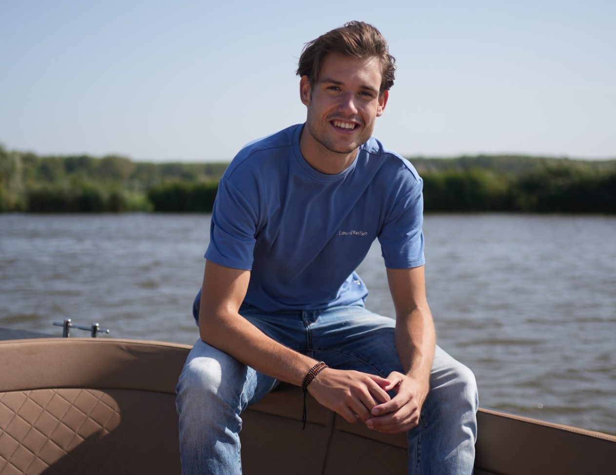 Foto Sven Donker op boot 